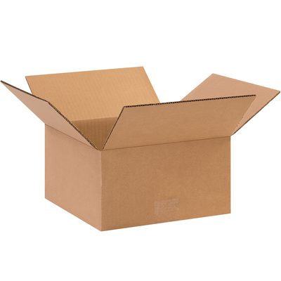 11115.jpg An open, empty MH-USA 11 x 11 x 5 flat corrugated box with outward flaps is shown against a white background.