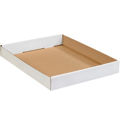 White Corrugated Trays