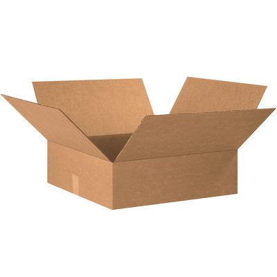 Flat Corrugated Boxes (15/Bundle)