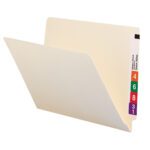 The Smead End Tab File Folder, letter-size and great for organizing documents, includes straight-cut tabs. Sold in packs of 100 per box (24100).