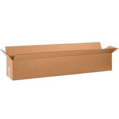 601010.jpg An MH-USA 60 x 10 x 10 long corrugated cardboard box with outward flaps, plain brown, against a white background. Bundled in sets of 15.