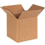 The MH-USA 6 x 6 x 6 Corrugated Boxes are made from durable brown material, ideal for shipping and storage. With flaps extended outward, they come in bundles of 25, providing a dependable packing solution for various needs.