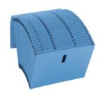 The Smead WaterShed?/CutLess? Expanding File 70743 in blue, with 31 pockets and numbered slots from 1 to 31, is ideal for orderly documentation. Its flap with hook and loop closure ensures easy access and sequential organization of daily paperwork.