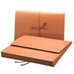 The Smead Wallet, with a 3-1/2 expansion and cloth tie closure, is perfect for organizing legal-size documents. Made of sturdy cardboard in redrope design, these folders (71055) come in boxes of 10.