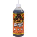 The 36 oz. Gorilla Glue® bottle features a white nozzle cap and a gorilla-labeled image with Incredibly Strong, Original, and Bonds Virtually Everything. Ideal for bonding wood, stone, metal, ceramic, foam, glass, and more.