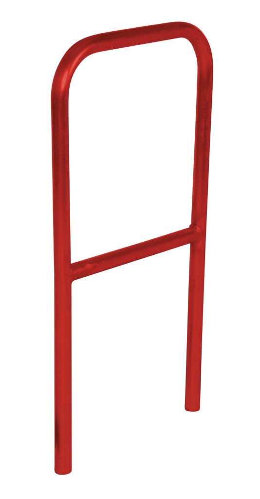 Aluminum Pipe Safety Railing 24In L-Red
