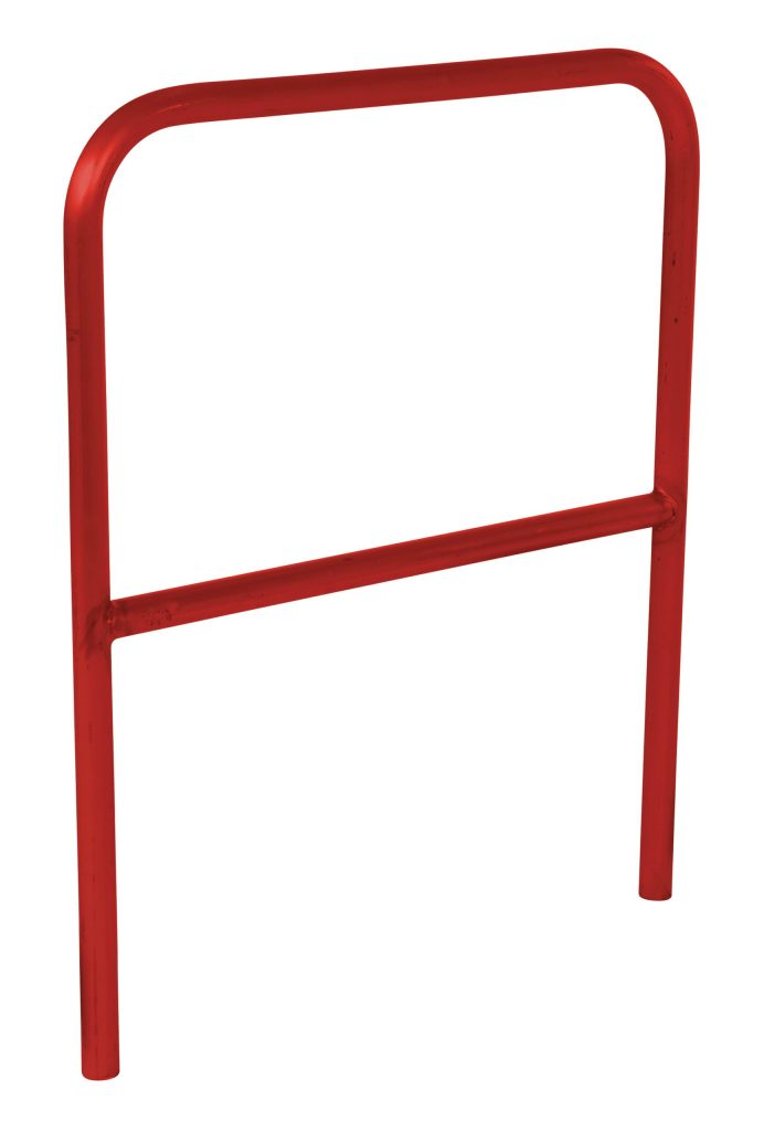 Aluminum Pipe Safety Railing 36In L-Red