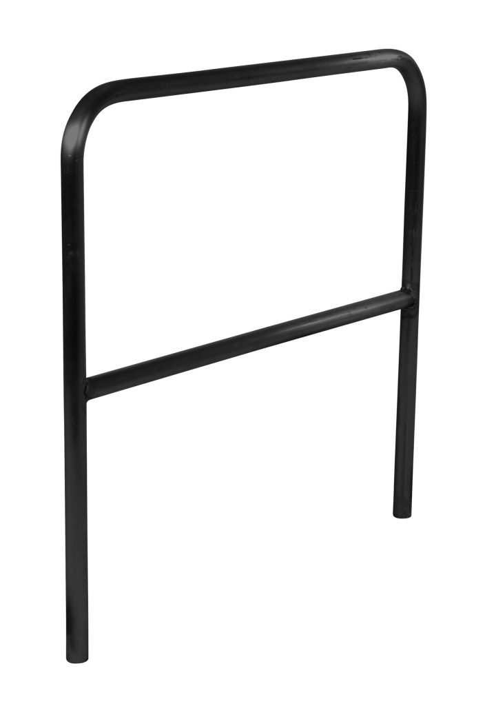 Pipe Safety Railing 48In L-Black