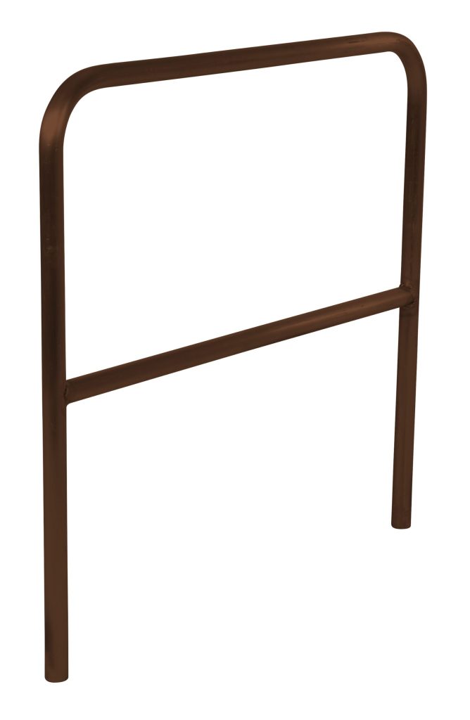Pipe Safety Railing 48In L-Brown