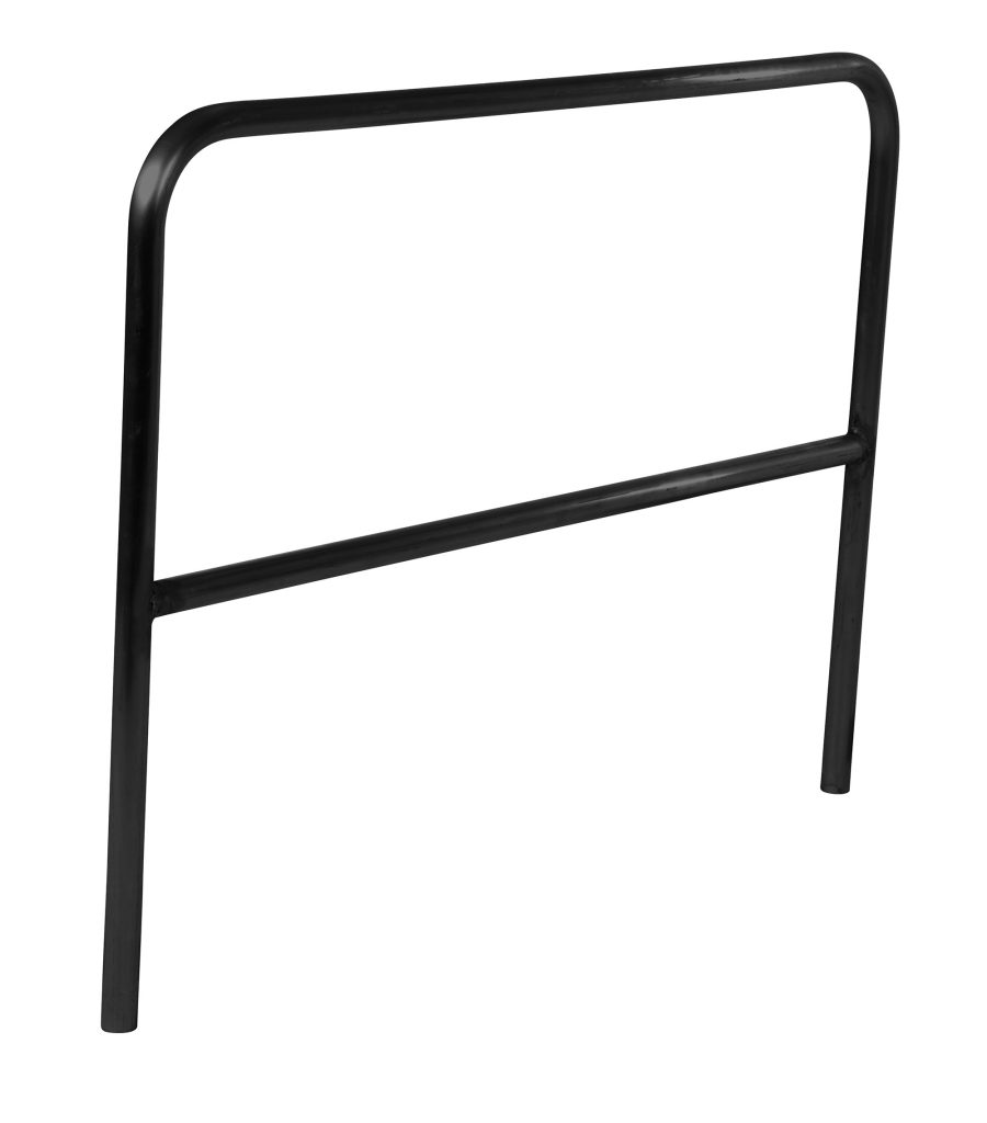 Pipe Safety Railing 60In L-Black