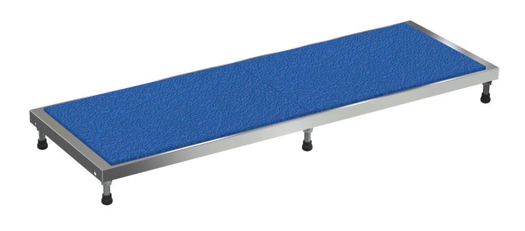 Adjust Alum Stand 5.75-7.75 H 24X96