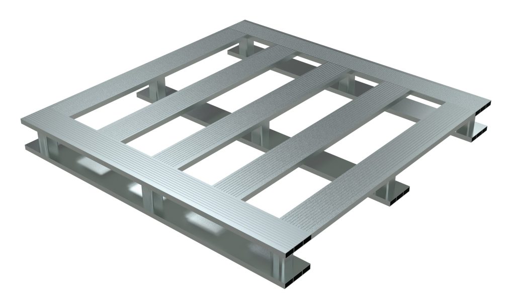 Alum Pallet 4K Skid Bottom