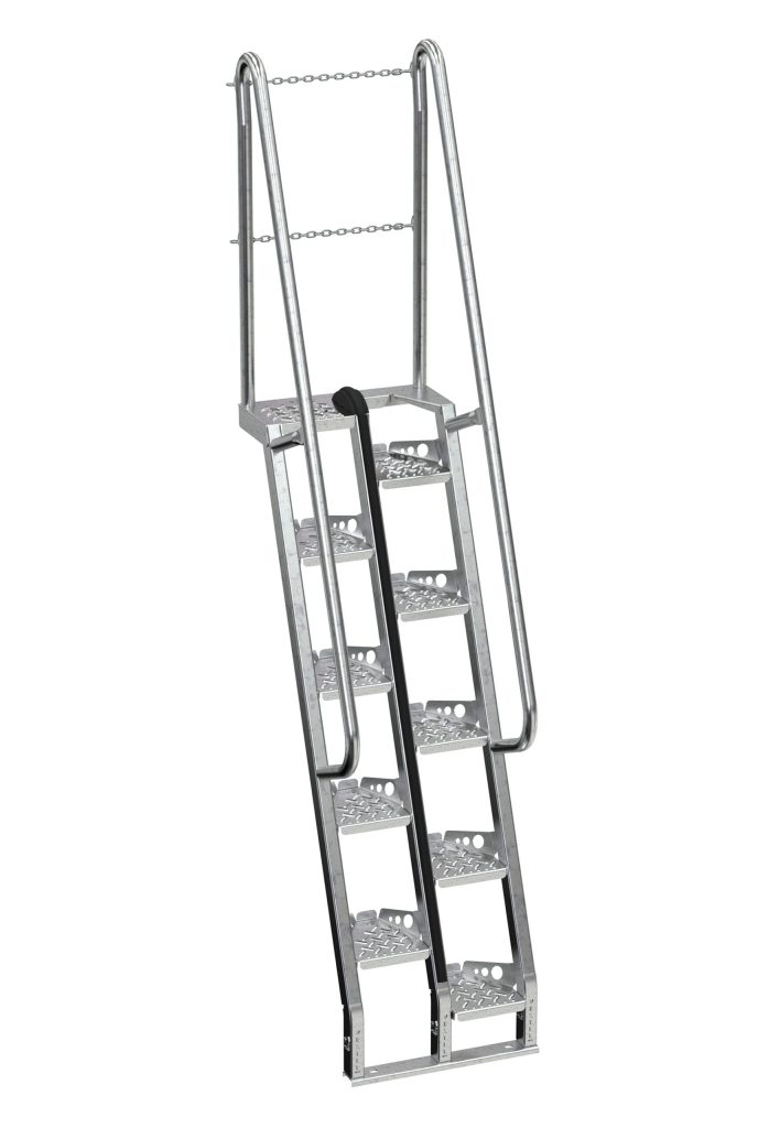 Galvanized Alternate Tread Stair 68 Degree