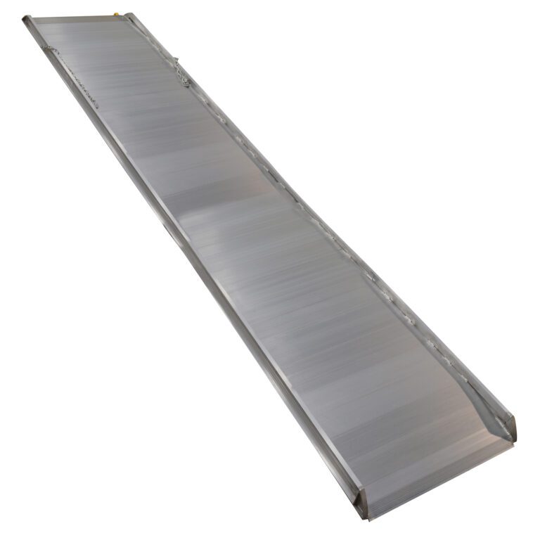 AWR-38-16B_A.jpg The Vestil Alum Walk Ramp Hook Style, sized 193.12 x 38 inches, features raised edges for accessibility and a smooth, slightly reflective surface. Lightweight and portable, it provides an ideal solution for diverse mobility needs.
