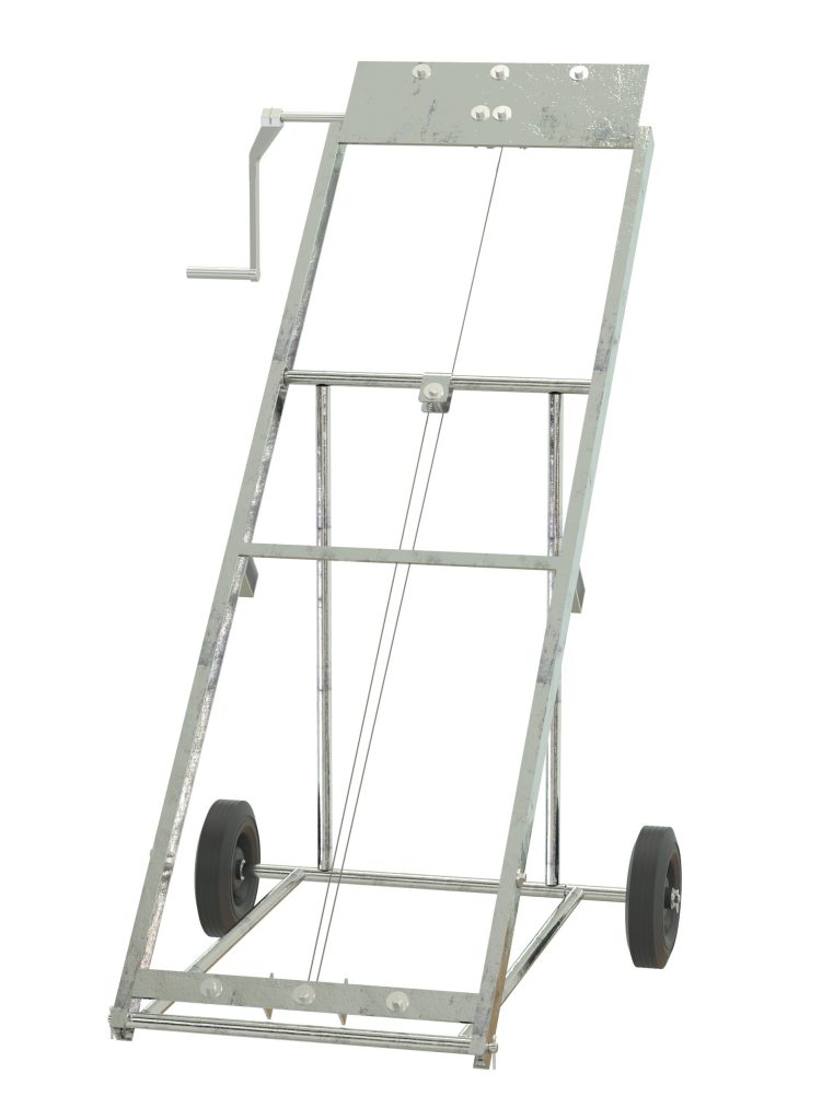 Alum Grip-Strut Walk Ramp Wheels