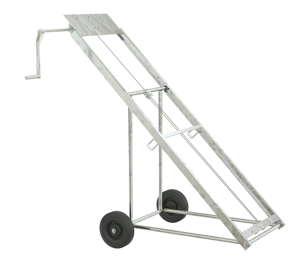 Alum Grip-Strut Walk Ramp 120.25 X 46.87 Wheels