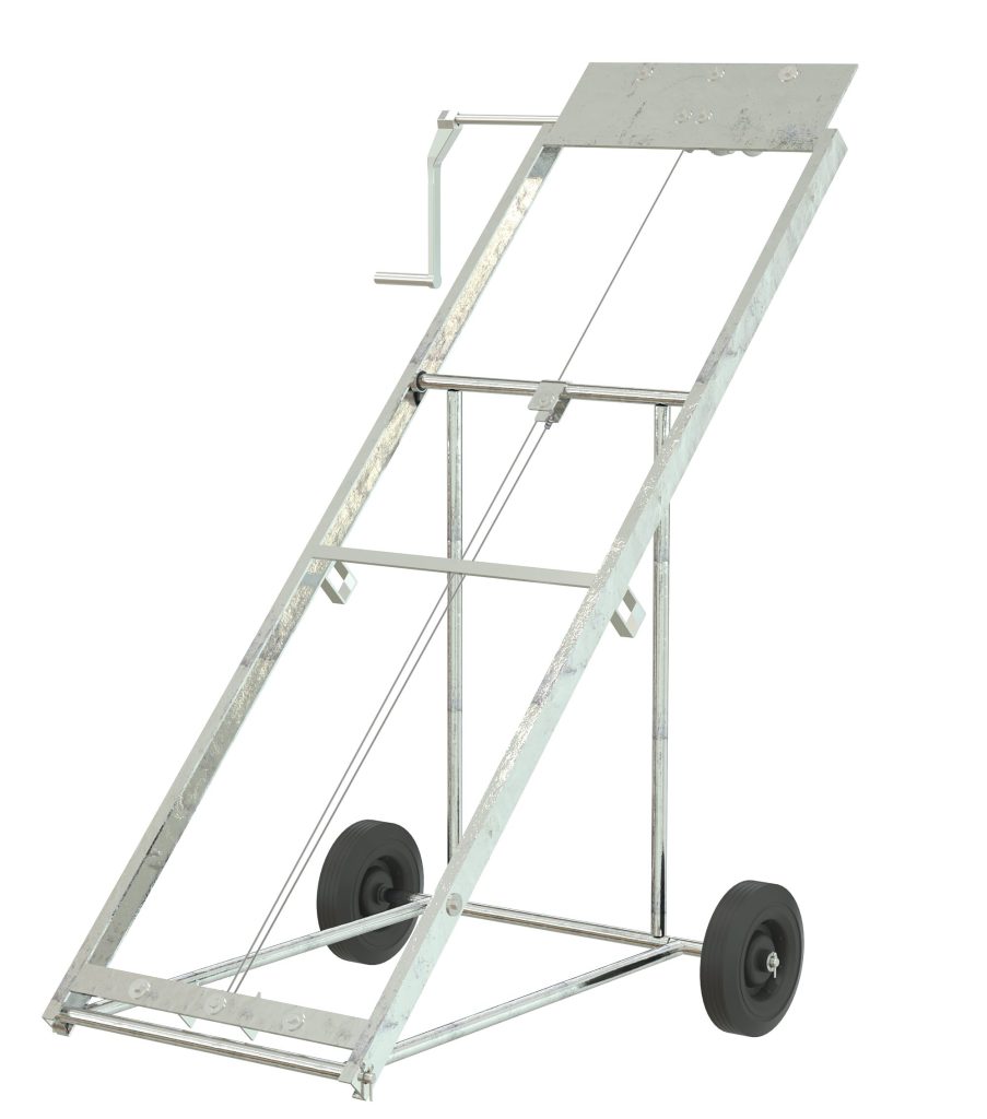 Alum Grip-Strut Walk Ramp 167.25 X 46.87 Wheels