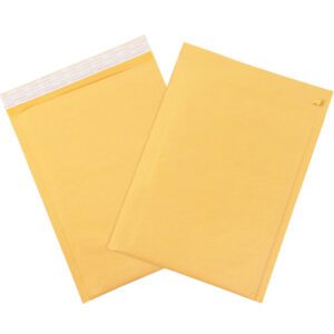 Kraft Self-Seal Bubble Mailers wtih Tear Strip (25 Pack)