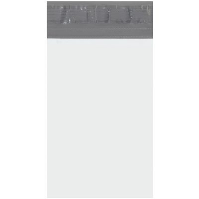 B871.jpg The MH-USA 6 x 9 poly mailers feature a tear strip and plain gray design with a transparent top section. These smooth-surfaced, securely sealed envelopes appear empty and are available in cases of 1000 for your mailing needs.