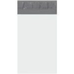 The MH-USA 6 x 9 Poly Mailers in a 100 Pack feature a gray adhesive strip for secure mailing and a convenient tear strip across their clean white backdrop.