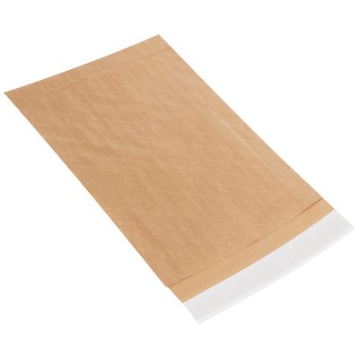 B888SS.jpg The MH-USA 10 1/2 x 16 Lbs5 Self-Seal Nylon Reinforced Mailer is displayed on a white background, featuring a flat, kraft paper design with a peel-and-seal strip for secure mailing of documents or small items.