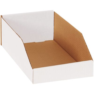 White Bin Boxes (50/Bundle)
