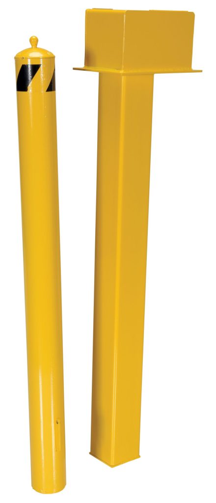 Self Storing Bollard W/Door&Lock 42X4.5