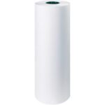 A large MH-USA 24 - Butcher Paper Rolls (1000/Roll) stands upright against a seamless white background.