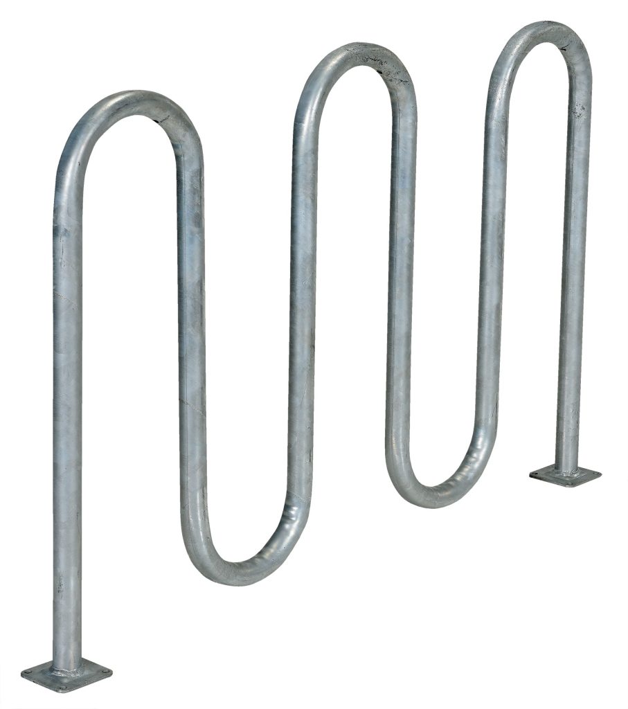 Galvanized Bicycle Storage Rack 4X49X36
