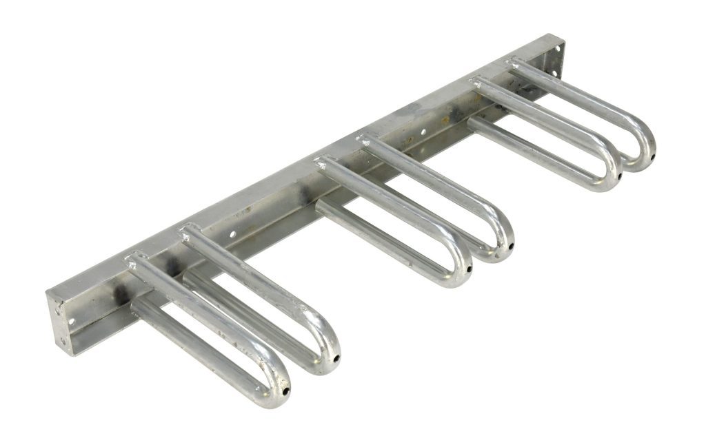 Galvanized Bicycle Rack 12.87X40.37X4.06