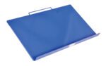The Vestil Manual Bench Top Tilter 600 Lb 28X46 features a handle for effortless transport of large sheets, with a slightly angled surface and minimalistic design, perfect for artists or architects needing a portable work surface.