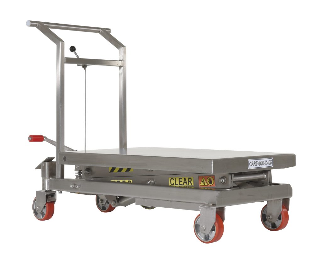 Stainless Steel Scissor Cart 800 Lbs