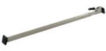 Vestil Telescopic Cargo Bar 2 Piece Galvanized: Featuring a cushioned rubber end foot and adjustable handle, this metal bar is ideal for efficiently securing items.