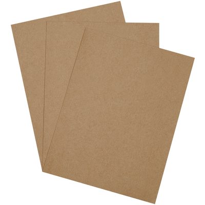 CP912.jpg Three sheets of brown kraft paper, like the MH-USA 9 x 12 Chipboard Pads, overlap slightly against a plain white background.
