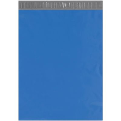 MH-USA 14 1/2 x 19" Blue Poly Mailers (100/Case)