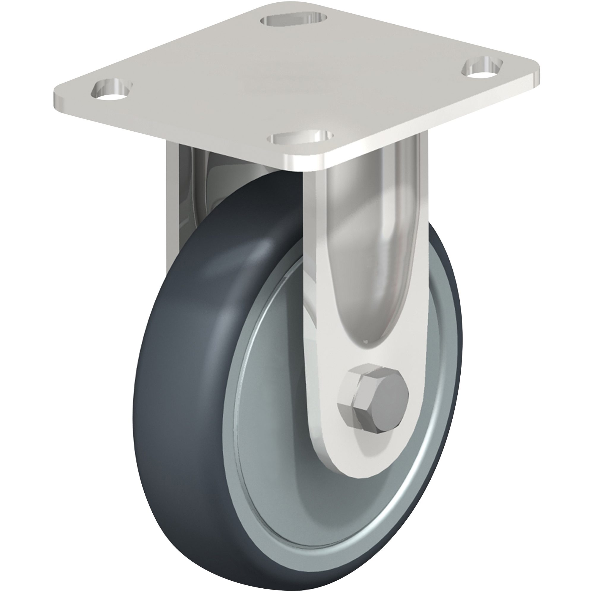 Vestil 5X1-1/4 Poly, Rigid - VL-CST-A-SS-5X1TPE-R