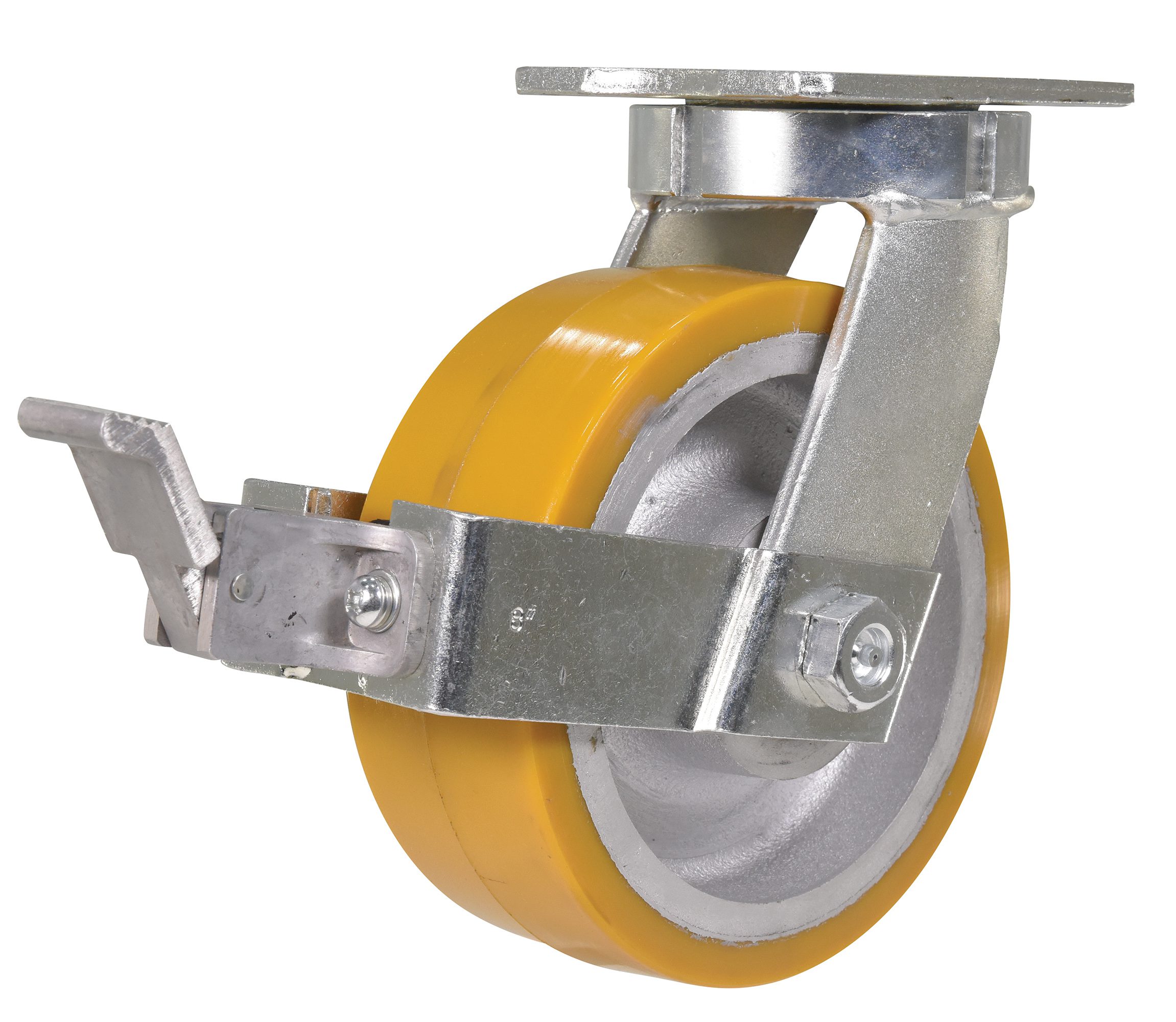 8X3 Poly Swivel W/Brake