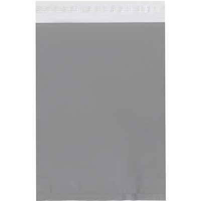 CV1013100PK.jpg The MH-USA 10 x 13 Clear View Poly Mailers have a gray design and white adhesive strip, featuring a flat matte surface. Ideal for mailing, the mailers come in a convenient case of 100, ready to meet your packaging needs.