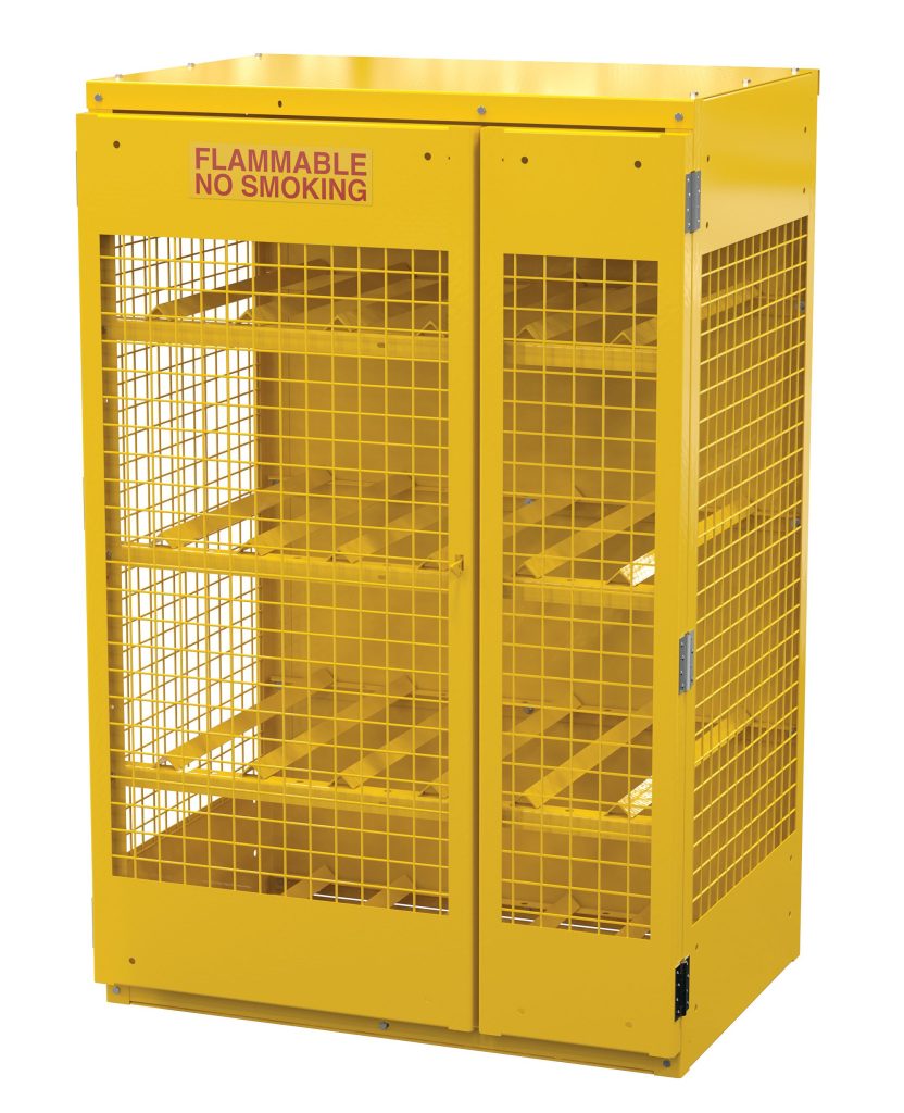 Horizontal 12 Cylindr Storage Cabinet