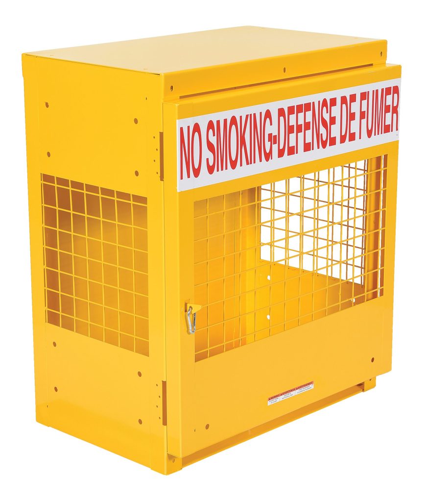 Candian Cylinder Storage Cabinet 2 Cap