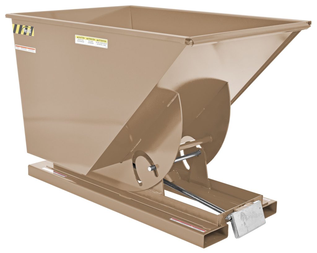 Self-Dump Hopper Hd 1 Cu Yd 6K Khaki Tan