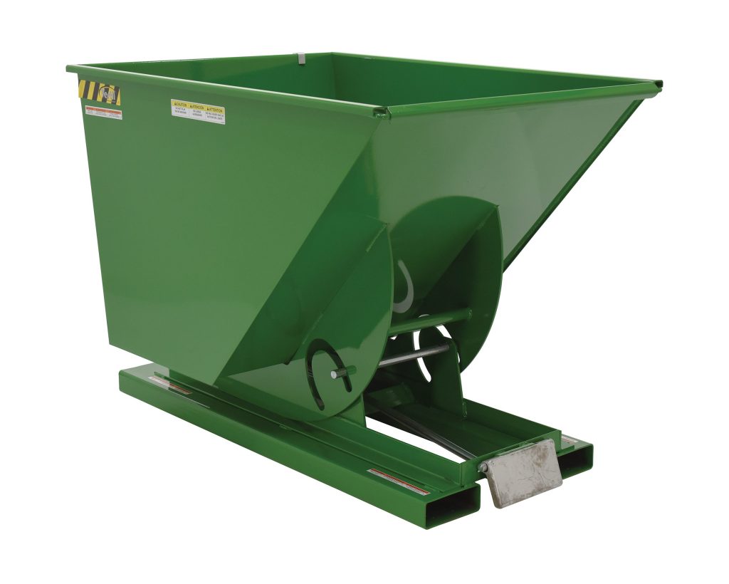 Self-Dump Hopper Ld 1 Cu Yd 2K Green