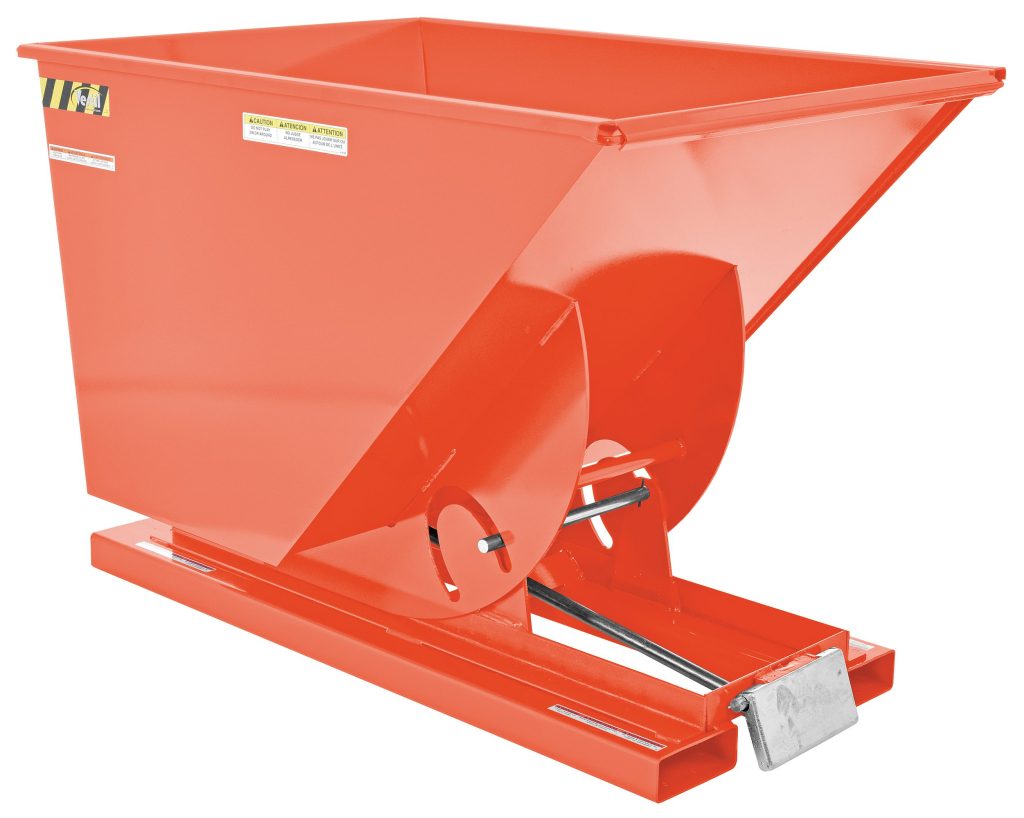 Self-Dump Hopper Md 1 Cu Yd 4K Lb Orange
