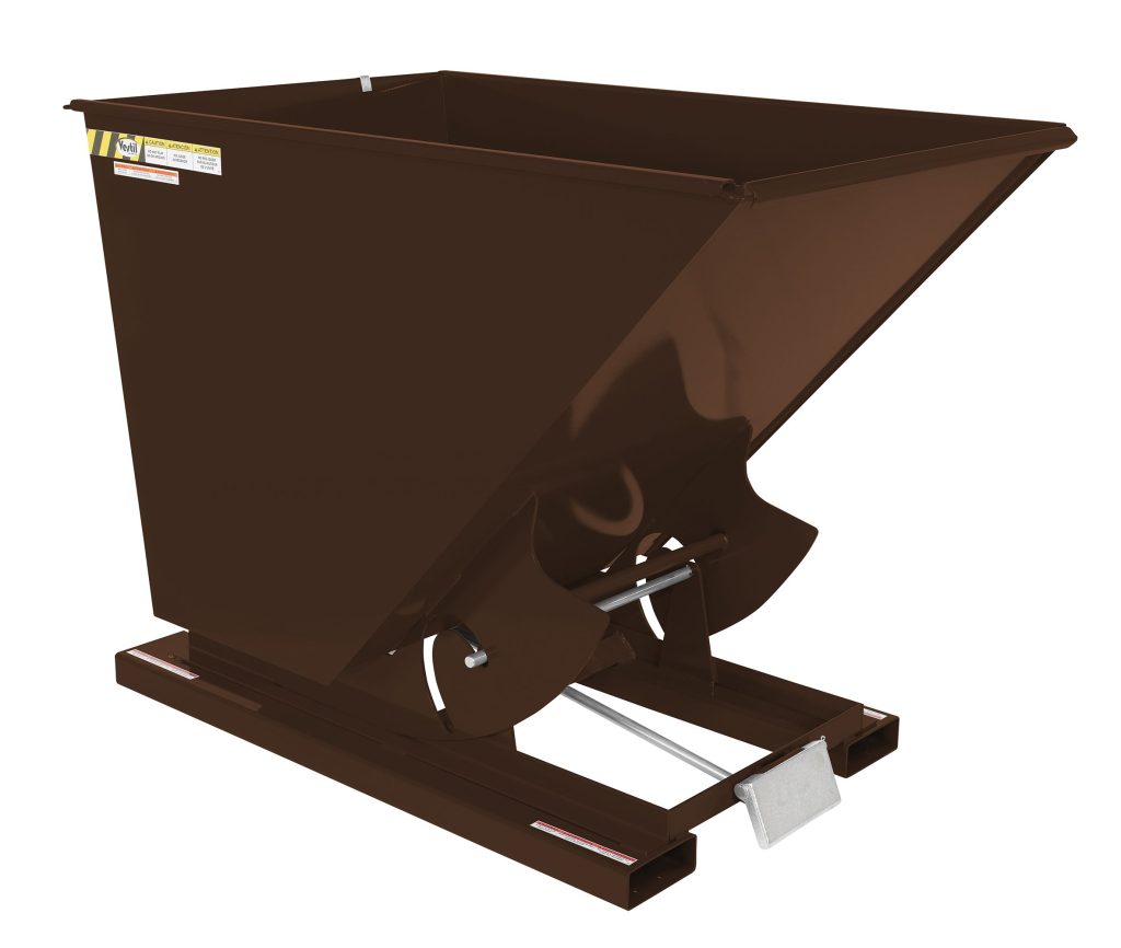 Self-Dump Hopper Hd 1.5 Cu Yd 6K Earth Brown