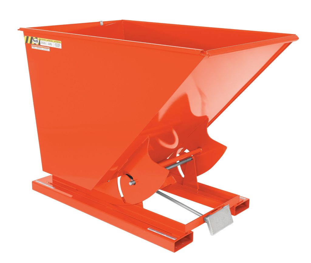 Self-Dump Hopper Hd 1.5 Cu Yd 6K Orange