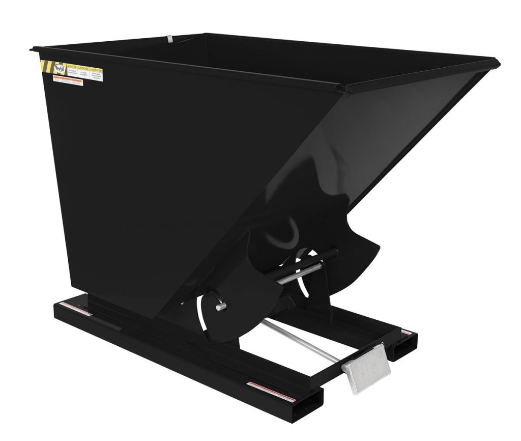 Self-Dump Hopper Ld 1.5 Cu Yd 2K Blk Semi/Gloss