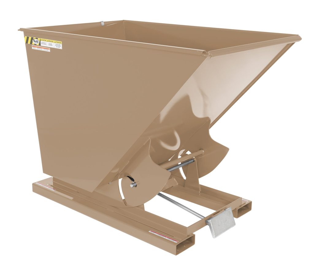 Self-Dump Hopper Md 1.5 Cu Yd 4K Khaki Tan