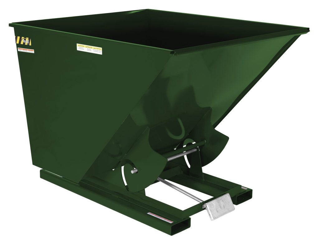 Self-Dump Hopper Md 2 Cu Yd 4K Hunter Green