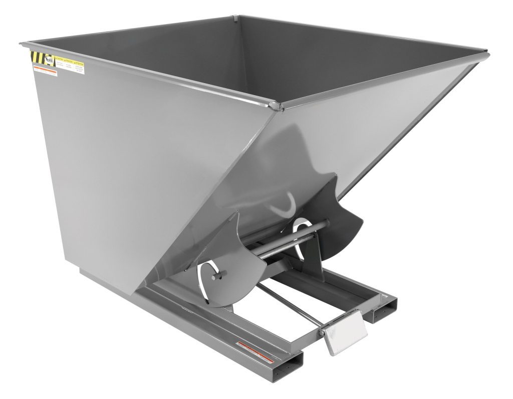 Self-Dump Hopper Md 2 Cu Yd 4K Gray
