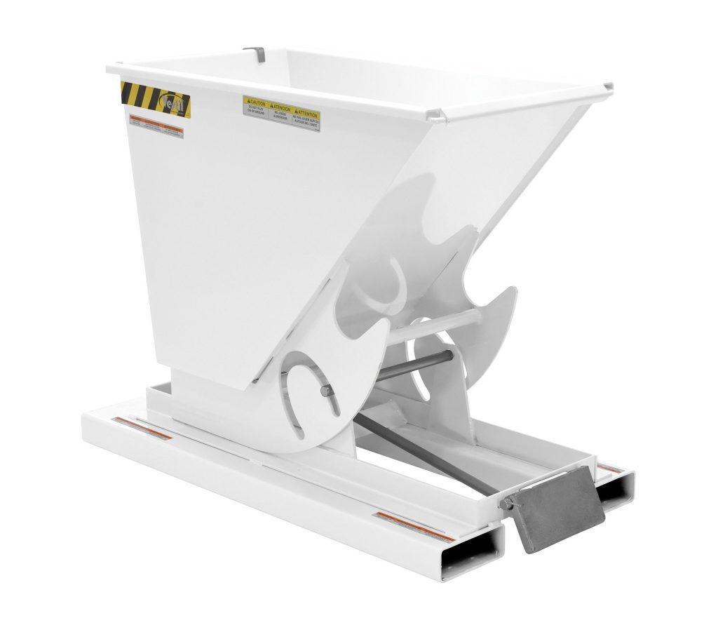 Self-Dump Hopper Md .25 Cu Yd 4K White